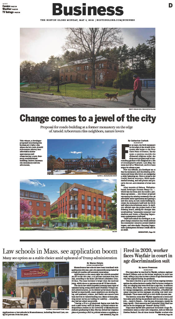 Boston Globe Business cover