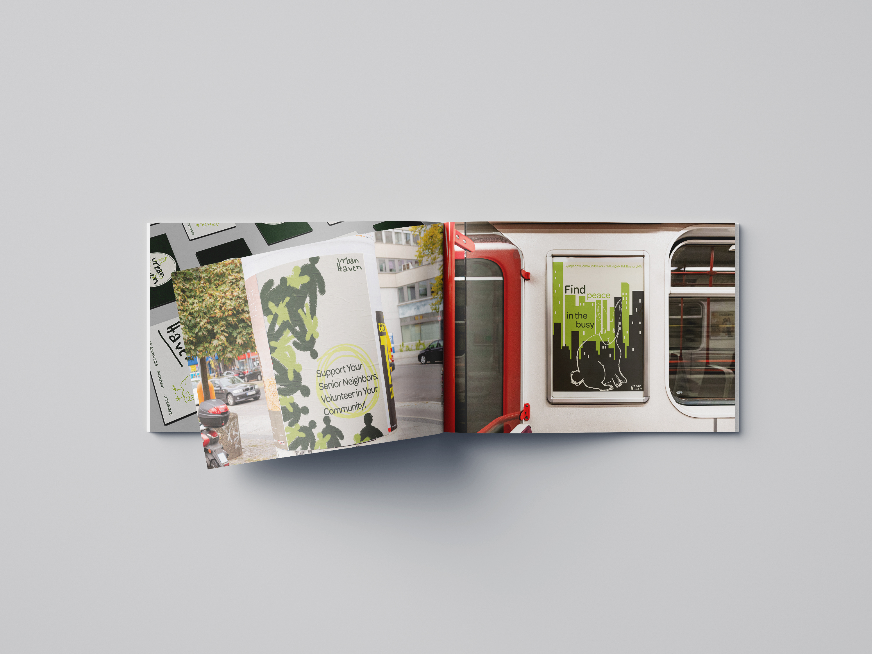 Urban Haven poster spread.